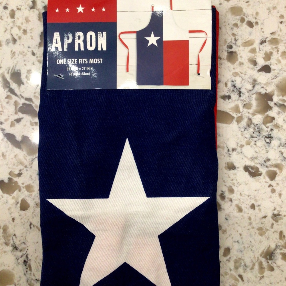 A Texas apron for your next cookout!
